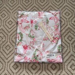 LoveShackFancy x Roller Rabbit Merry Monkey Beaux Polo Pajamas 💗💗